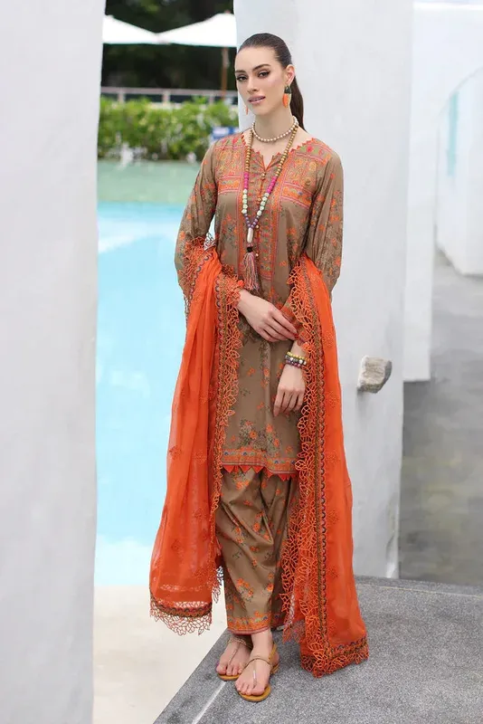 Charizma Print Melody Lawn – view 1 – Poshaq