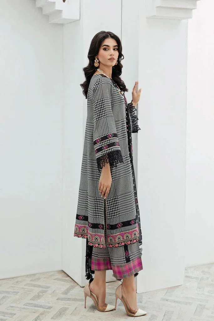 Charizma Rang e Bahar 24 Black Chiffon – view 4 – Poshaq