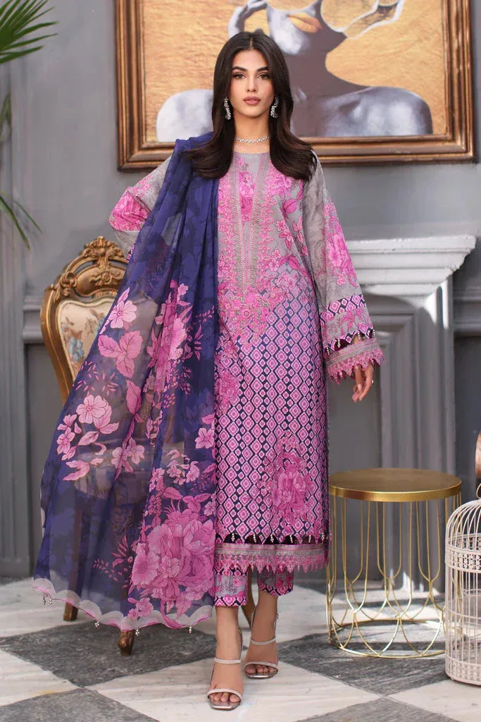 Charizma Rang e Bahar 24 Black Chiffon – view 1 – Poshaq