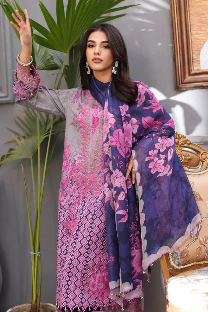 Charizma Rang e Bahar 24 Black Chiffon – view 3 – Poshaq