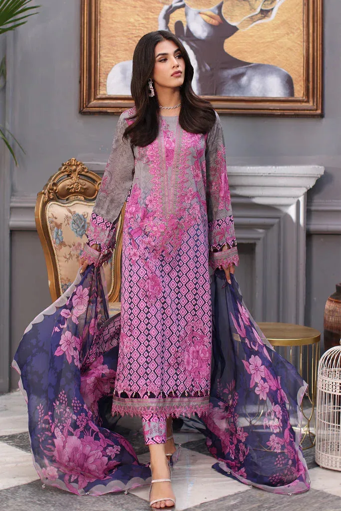 Charizma Rang e Bahar 24 Black Chiffon – view 4 – Poshaq