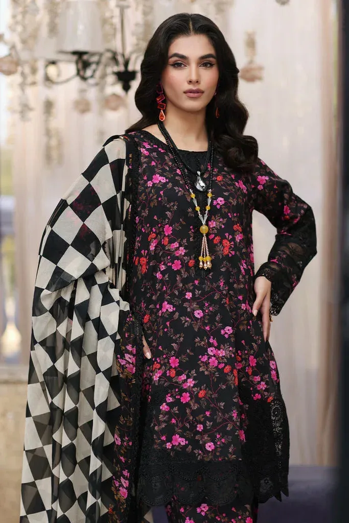Charizma Rang e Bahar 24 Black Chiffon – view 2 – Poshaq