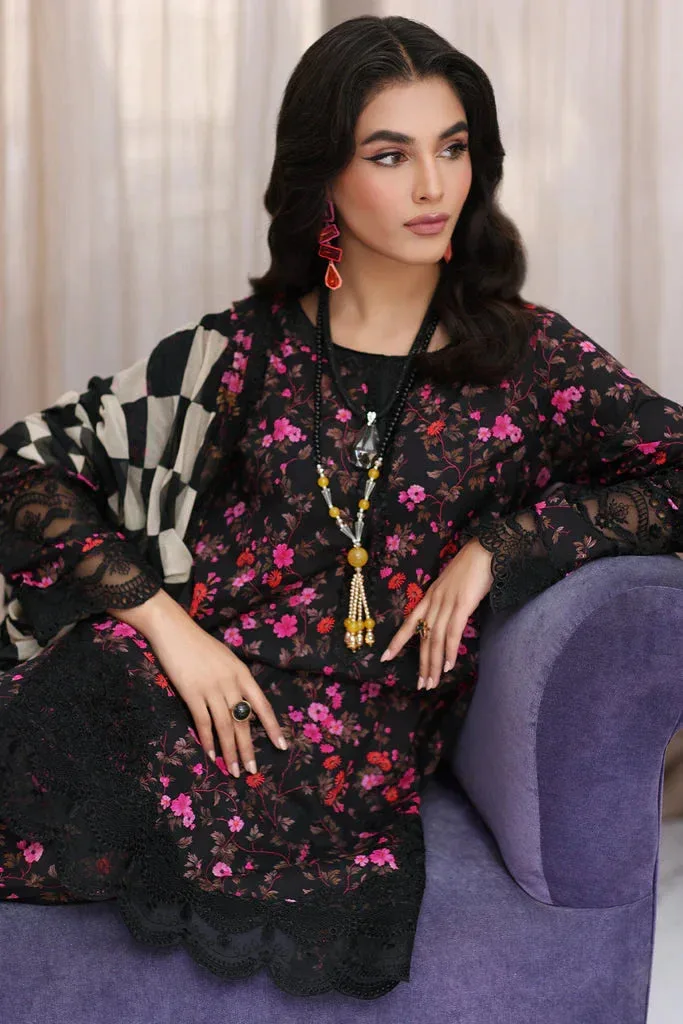 Charizma Rang e Bahar 24 Black Chiffon – view 3 – Poshaq