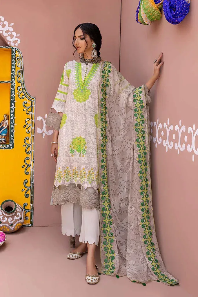 Charizma Chunri Collection 24 Beige Chiffon – view 1 – Poshaq