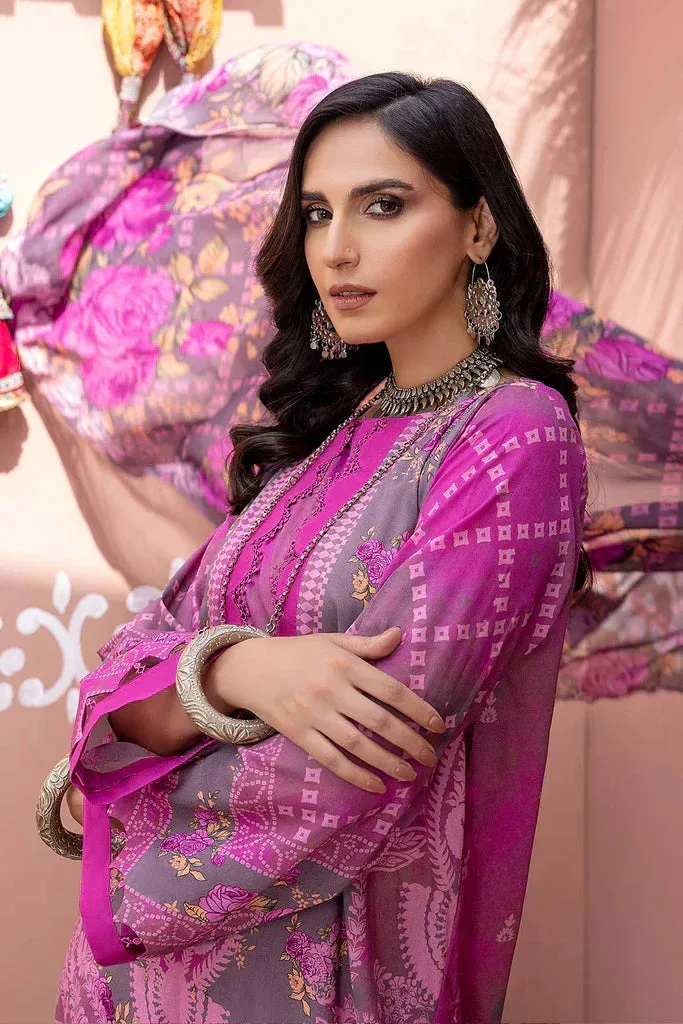 Charizma Chunri Collection 24 Purple Chiffon – view 4 – Poshaq