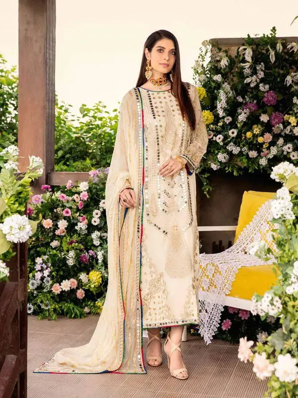 Charizma Shehnai Premium Black Raw Silk – view 1 – Poshaq