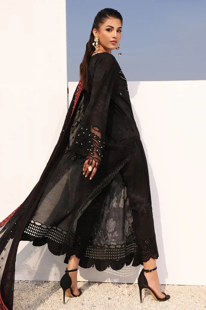 Charizma Signature Festive 24 Black Chiffon – view 2 – Poshaq