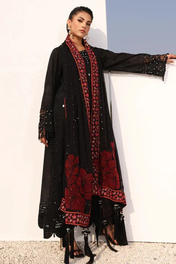 Charizma Signature Festive 24 Black Chiffon – view 4 – Poshaq