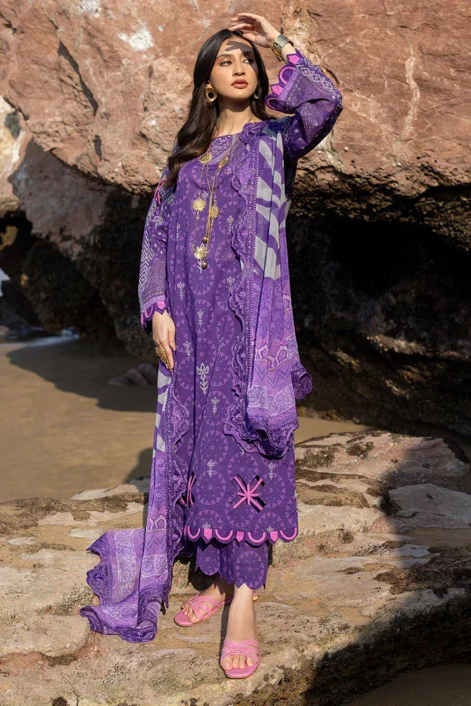 Charizma Print Melody Vol 3 Lilac Chiffon – view 1 – Poshaq