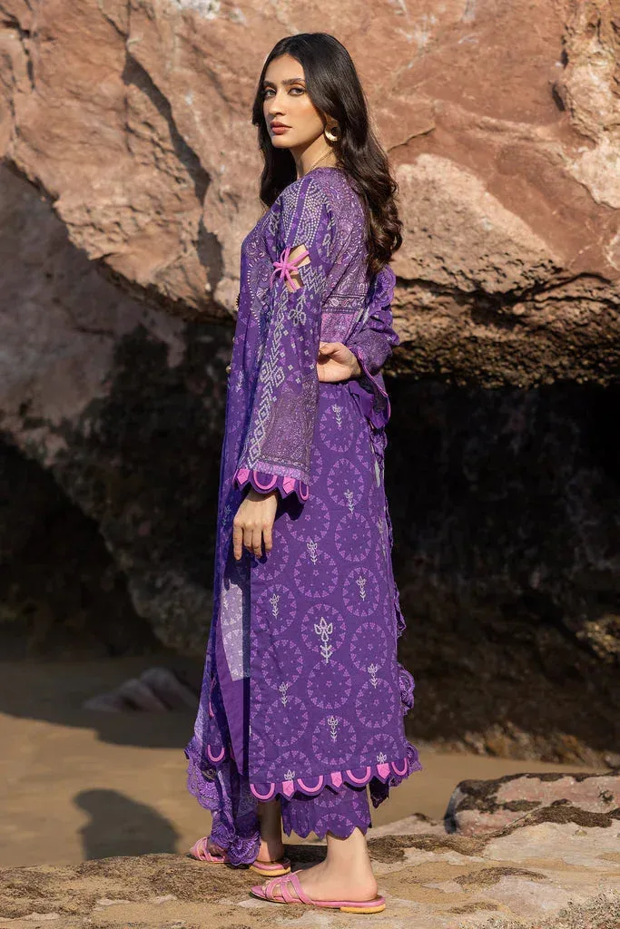 Charizma Print Melody Vol 3 Lilac Chiffon – view 2 – Poshaq
