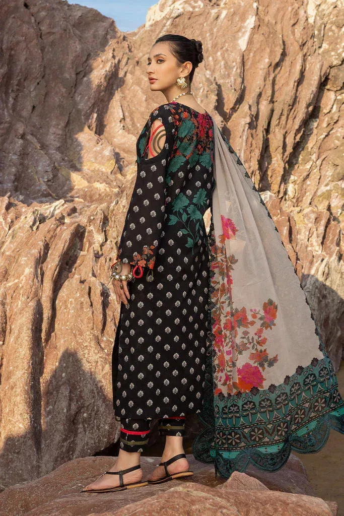 Charizma Print Melody Vol 3 Black Chiffon – view 2 – Poshaq