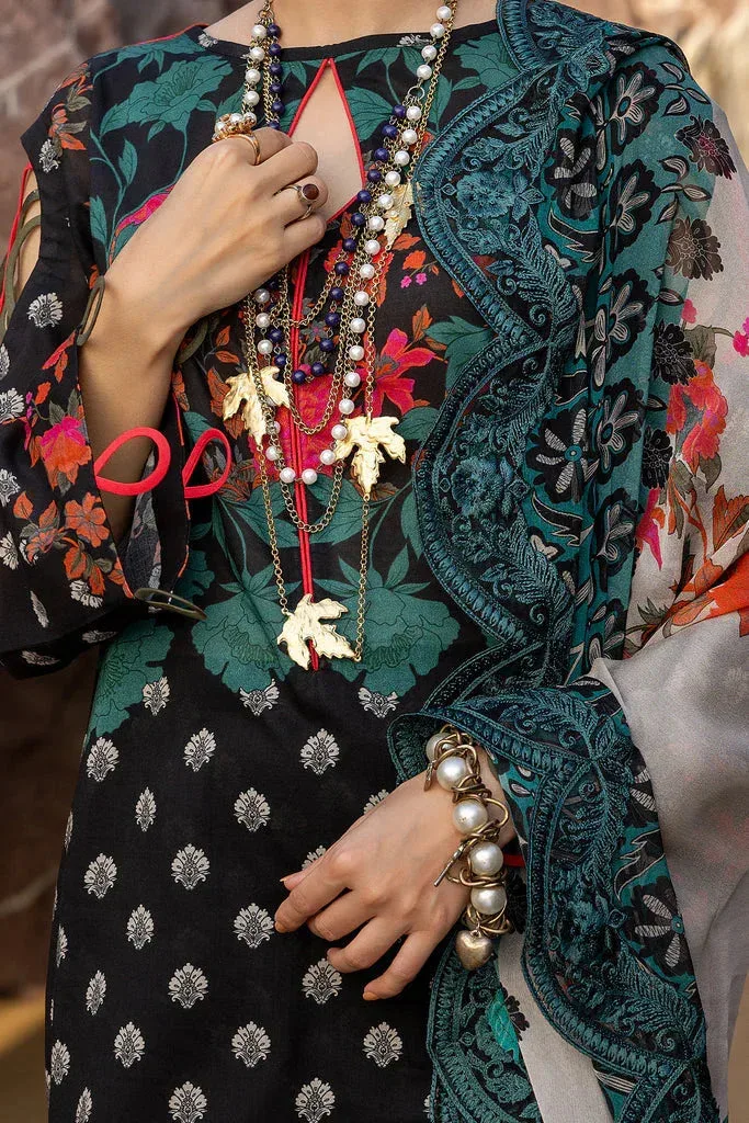 Charizma Print Melody Vol 3 Black Chiffon – view 3 – Poshaq