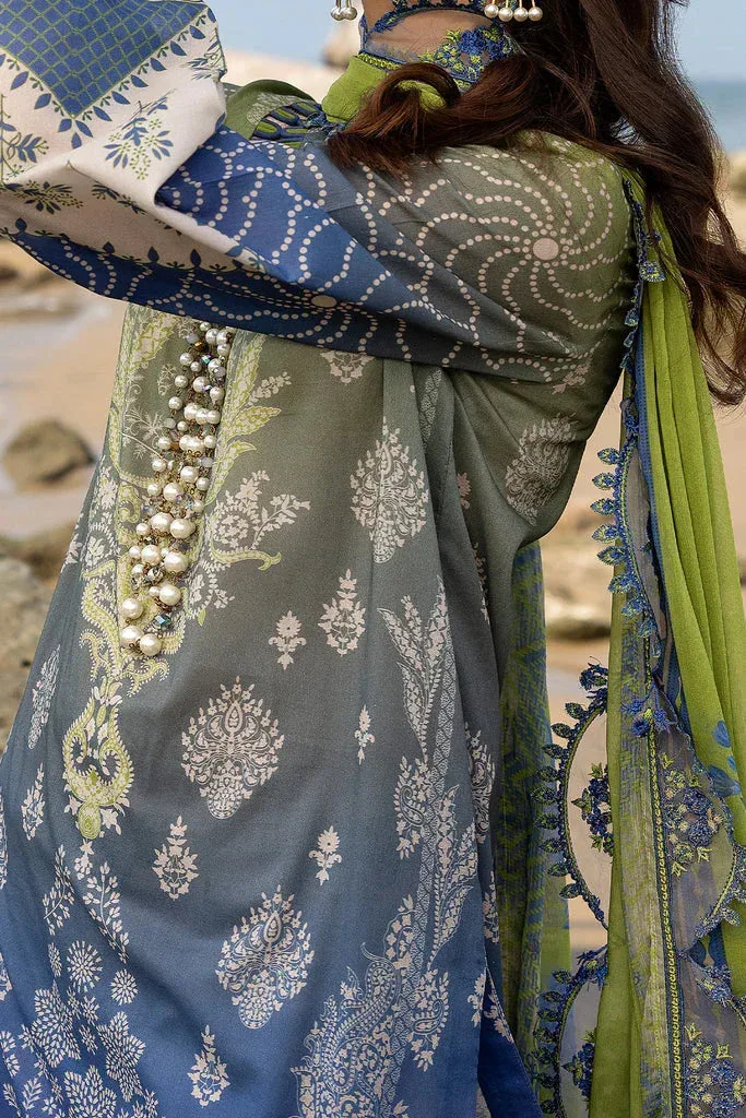 Charizma Print Melody Vol 3 Grey Chiffon – view 3 – Poshaq