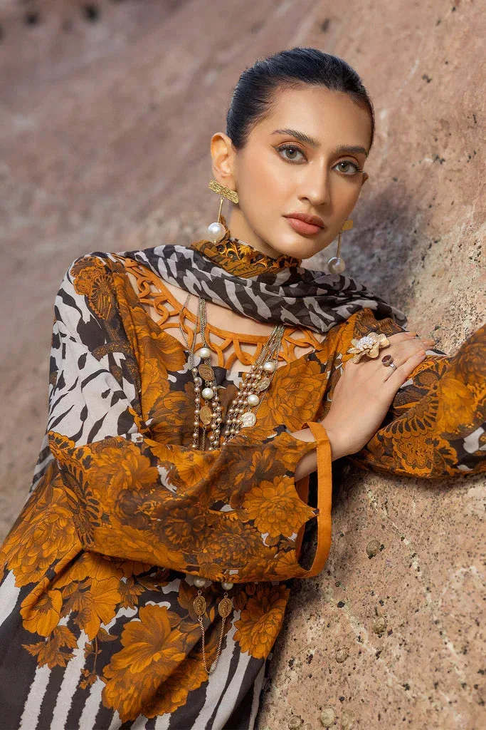 Charizma Print Melody Vol 3 Black Chiffon – view 3 – Poshaq