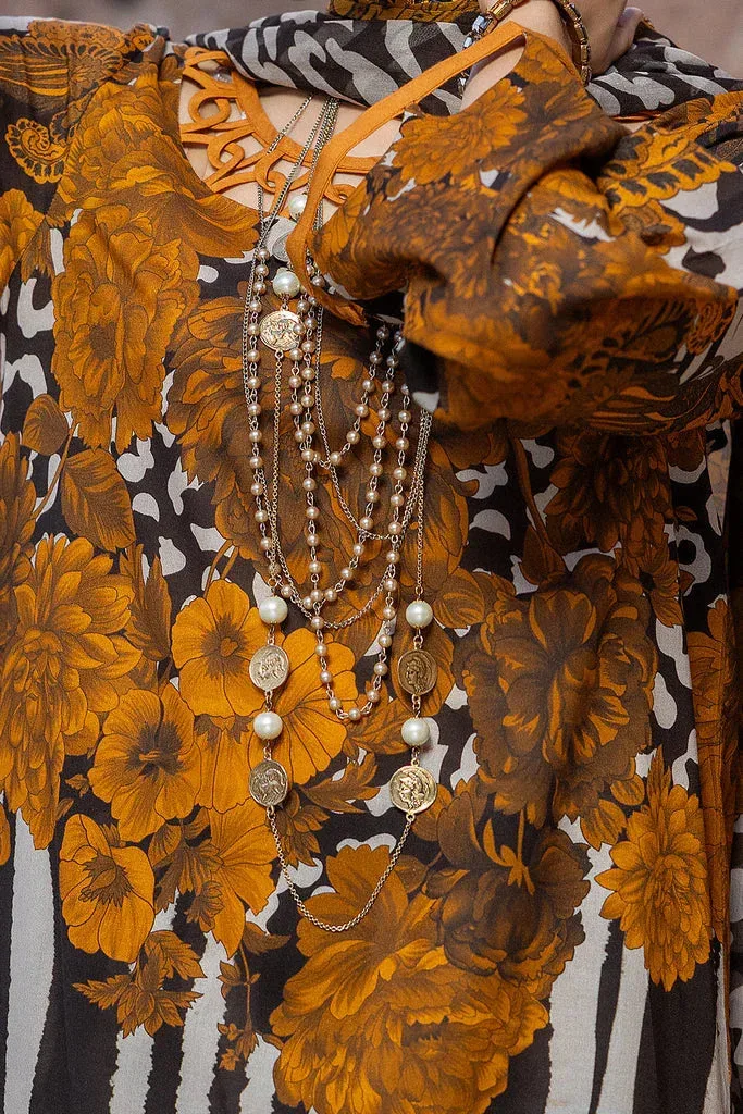 Charizma Print Melody Vol 3 Black Chiffon – view 4 – Poshaq