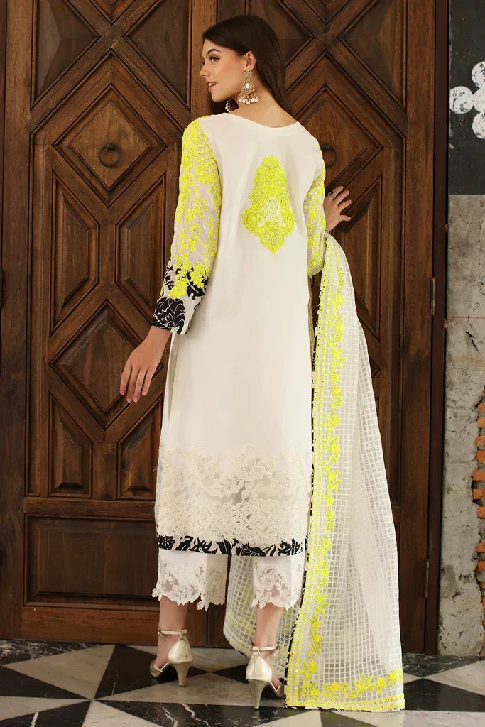 Charizma Ramzan Edit White Jacquard – view 2 – Poshaq