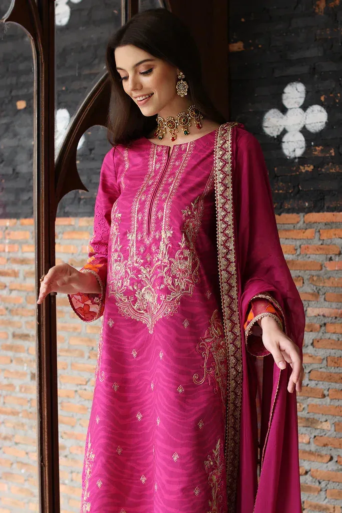 Charizma Ramzan Edit Pink Organza – view 5 – Poshaq