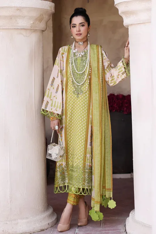 Charizma combination vol 2 Green Chiffon – view 1 – Poshaq
