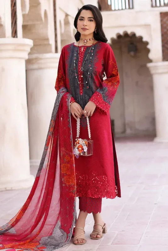 Charizma combination vol 2 Red Chiffon – view 1 – Poshaq