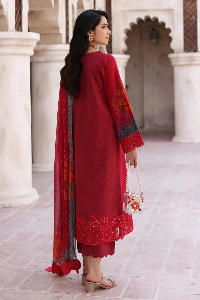 Charizma combination vol 2 Red Chiffon – view 2 – Poshaq