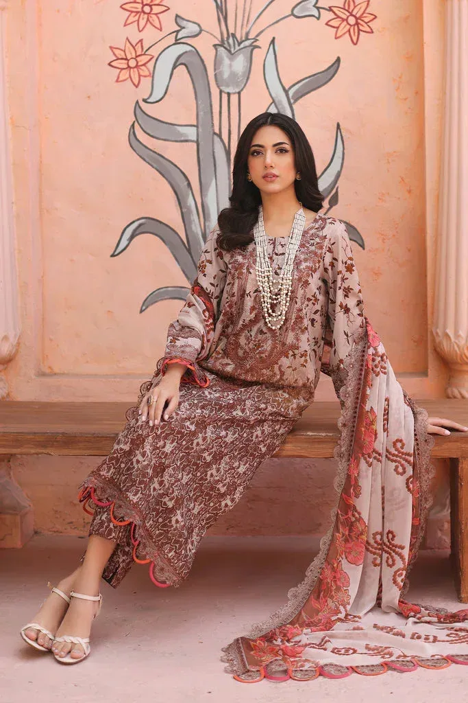 Charizma Agaz e Nou Vol-1 Grey Chiffon – view 3 – Poshaq