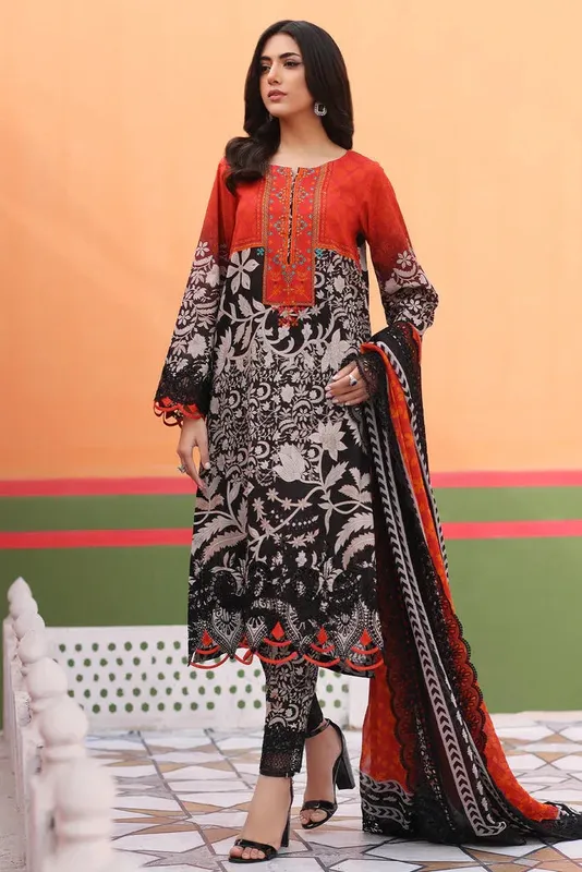 Charizma Agaz e Nou Vol-1 Black Chiffon – view 1 – Poshaq