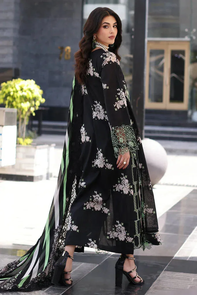 Charizma Rang e Bahar vol 1 Black Chiffon – view 2 – Poshaq