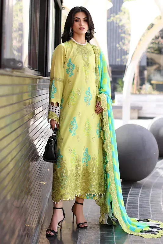 Charizma Rang e Bahar vol 1 Lawn – view 1 – Poshaq