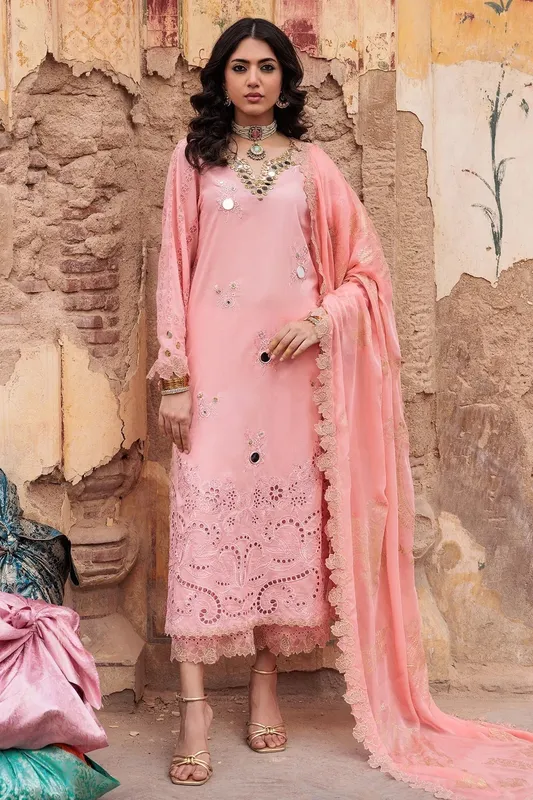Charizma Eid Edit Vol 2 Pink Chiffon – view 1 – Poshaq