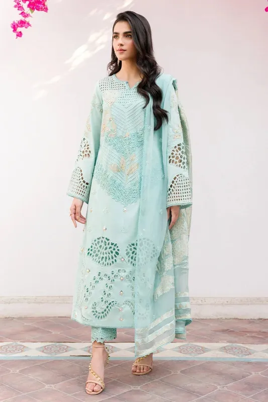 Charizma Eid Edit Vol 2 Ferozi Chiffon – view 1 – Poshaq
