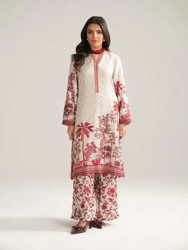 Gulaal Winter Basics Off White Cambric – view 1 – Poshaq