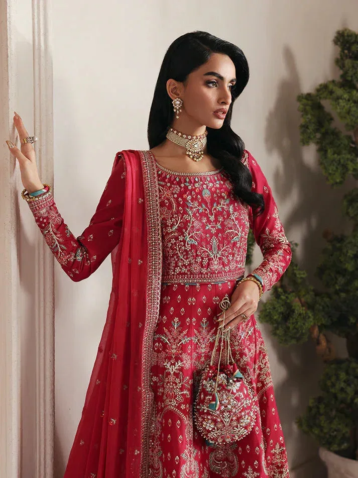 Gulaal Serica Raw Silk Haute Red Raw Silk – view 9 – Poshaq