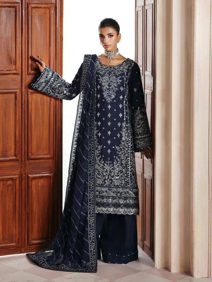 Gulaal Serica Raw Silk Deep Blue Raw Silk – view 1 – Poshaq