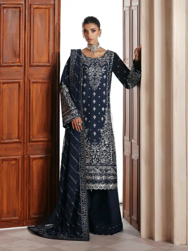 Gulaal Serica Raw Silk Deep Blue Raw Silk – view 5 – Poshaq