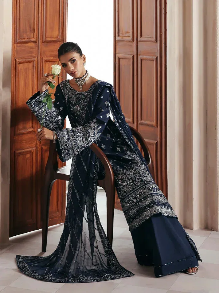 Gulaal Serica Raw Silk Deep Blue Raw Silk – view 9 – Poshaq