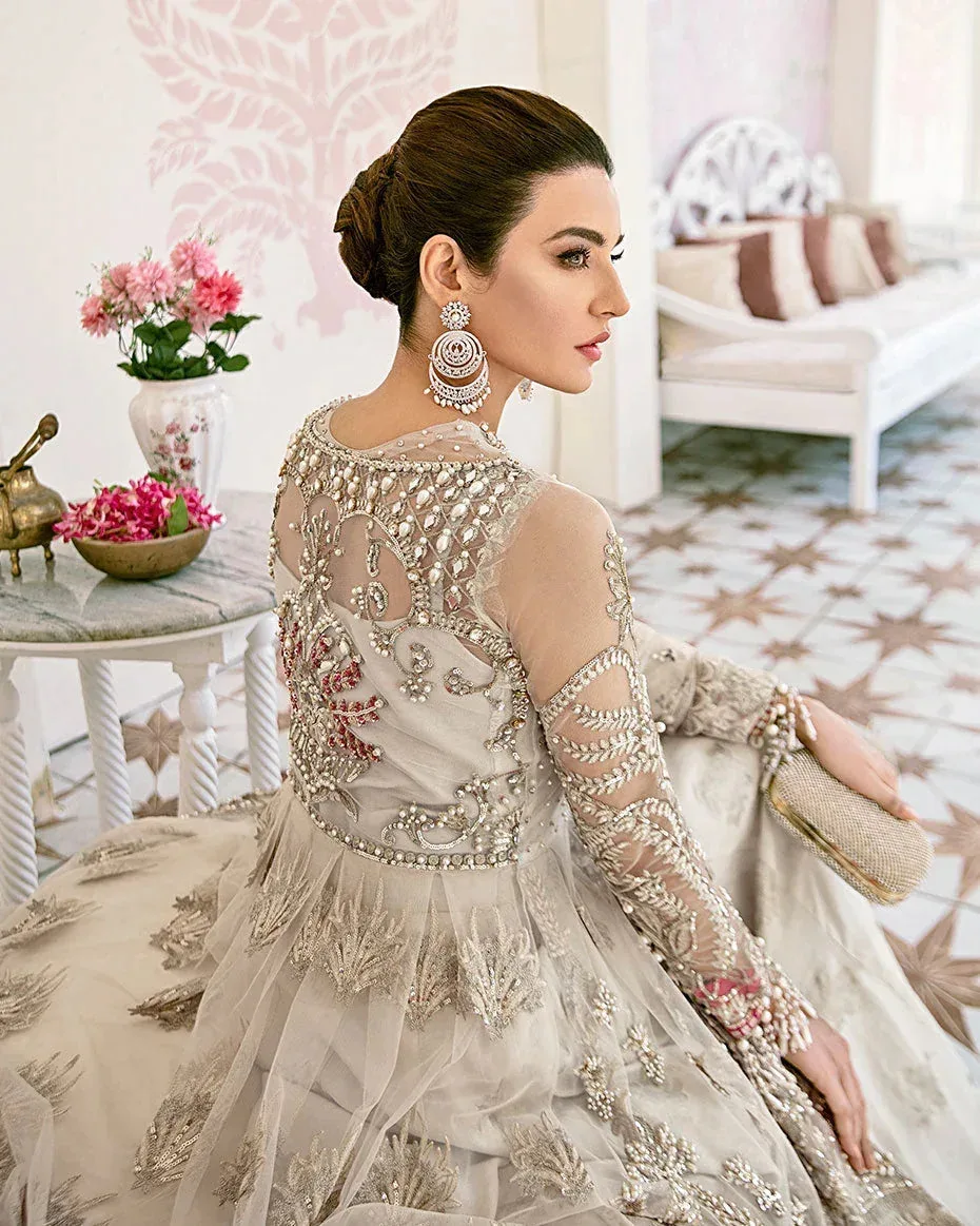 Gulaal Wedding Formals White Raw Silk – view 2 – Poshaq