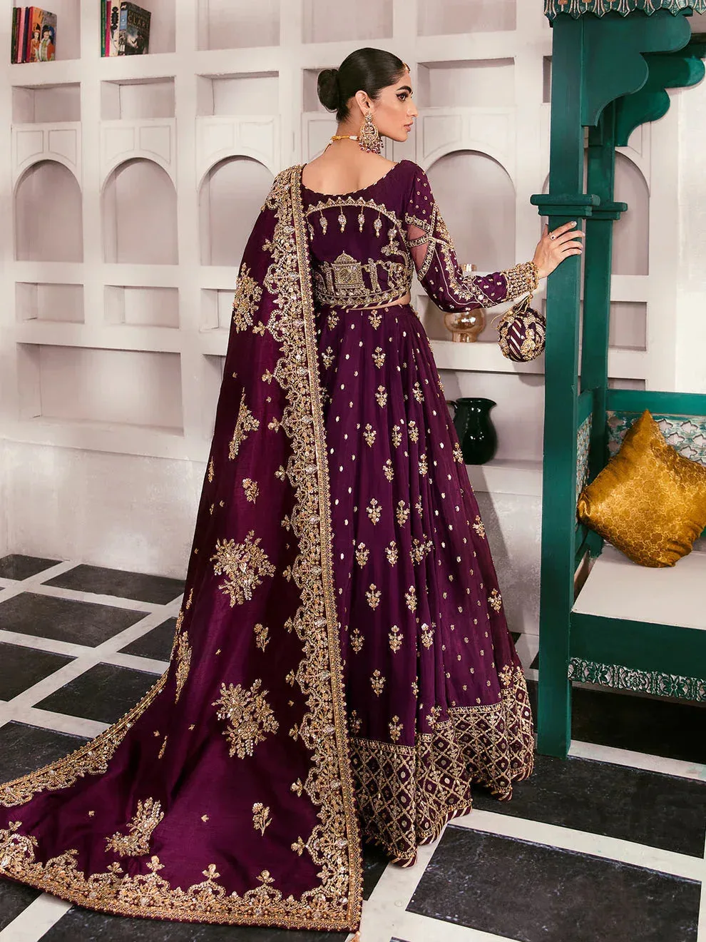 Gulaal Wedding Formals Purple – view 2 – Poshaq