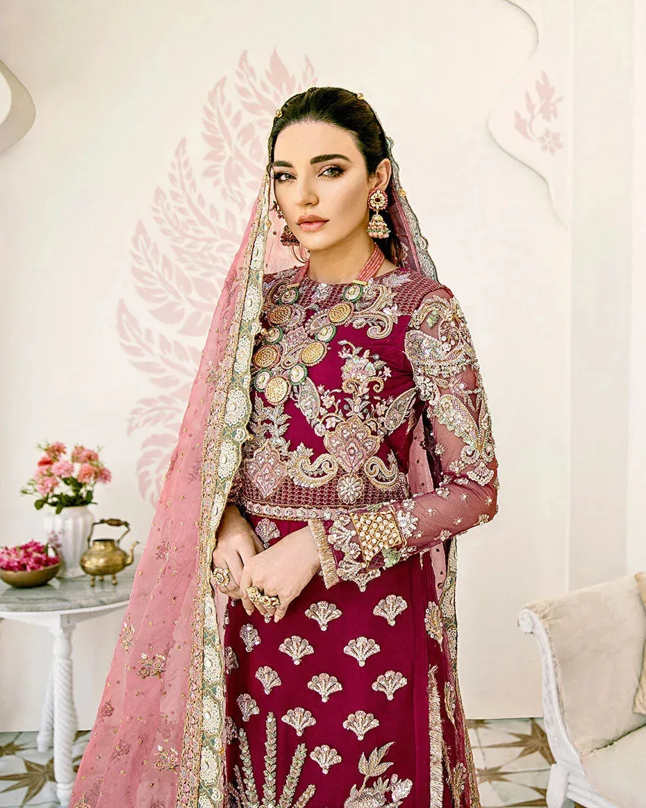 Gulaal Wedding Formals Pink Raw Silk – view 3 – Poshaq