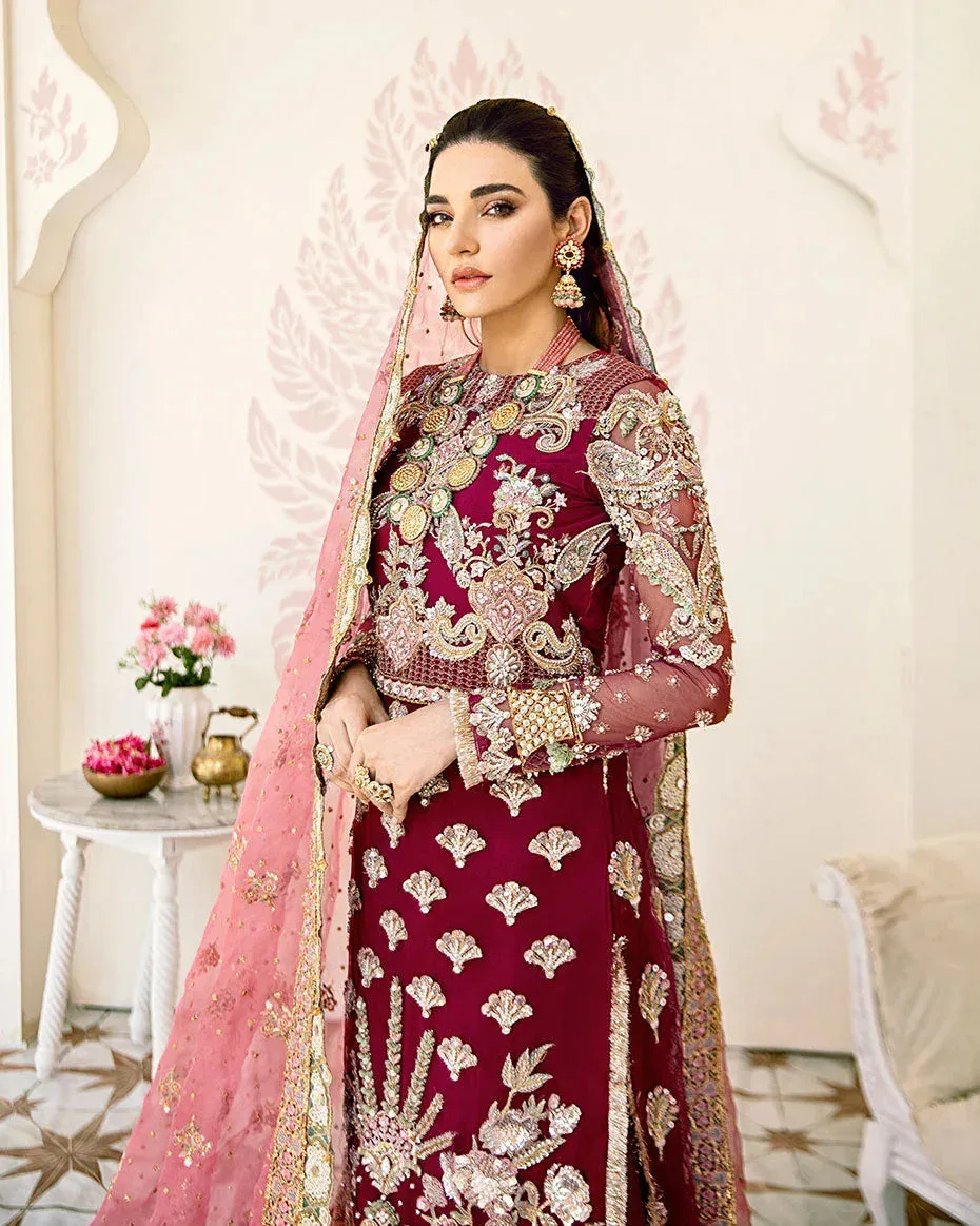 Gulaal Wedding Formals Pink Raw Silk – view 4 – Poshaq