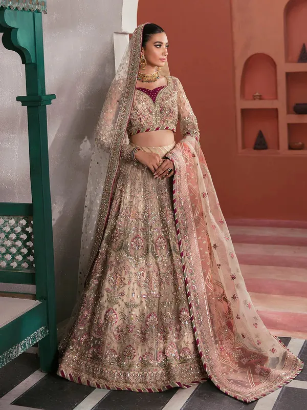 Gulaal Wedding Formals Fuchsia – view 1 – Poshaq