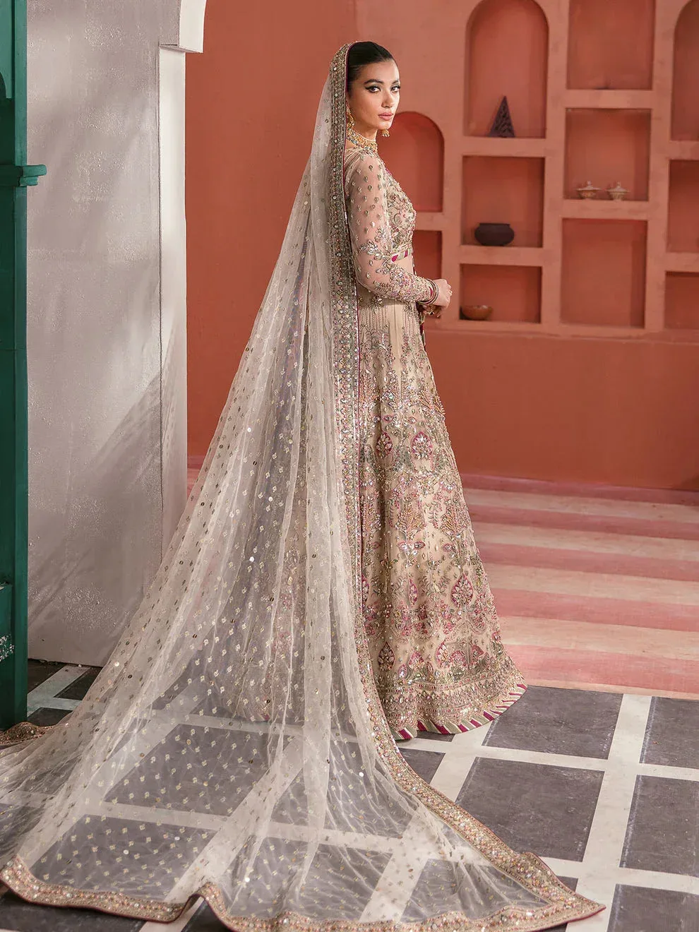 Gulaal Wedding Formals Fuchsia – view 2 – Poshaq