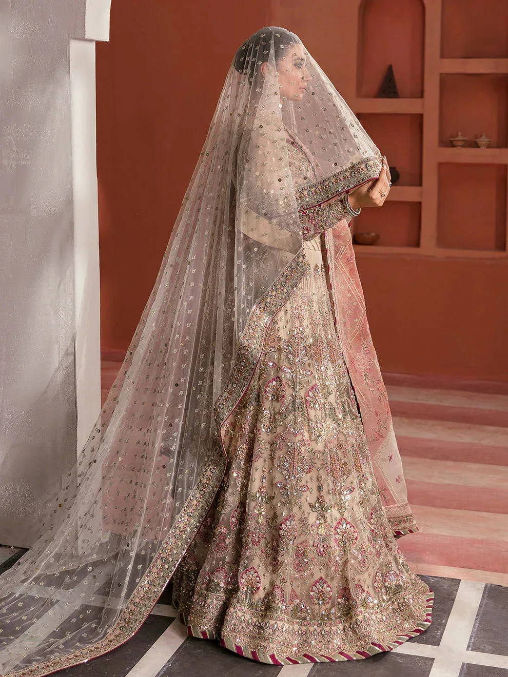 Gulaal Wedding Formals Fuchsia – view 4 – Poshaq
