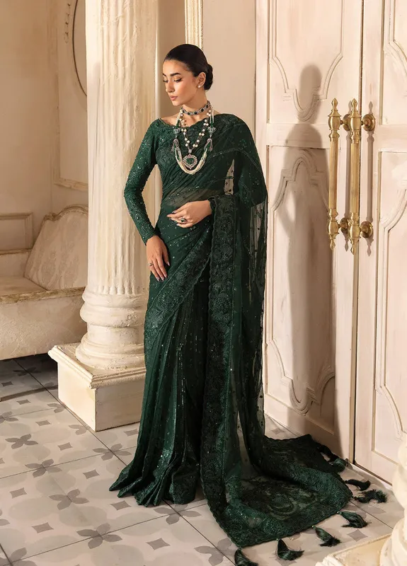 Gulaal Wedding Formals Bottle Green – view 1 – Poshaq