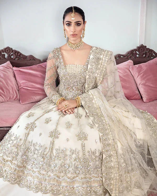Gulaal Wedding Formals Off White Silk – view 4 – Poshaq