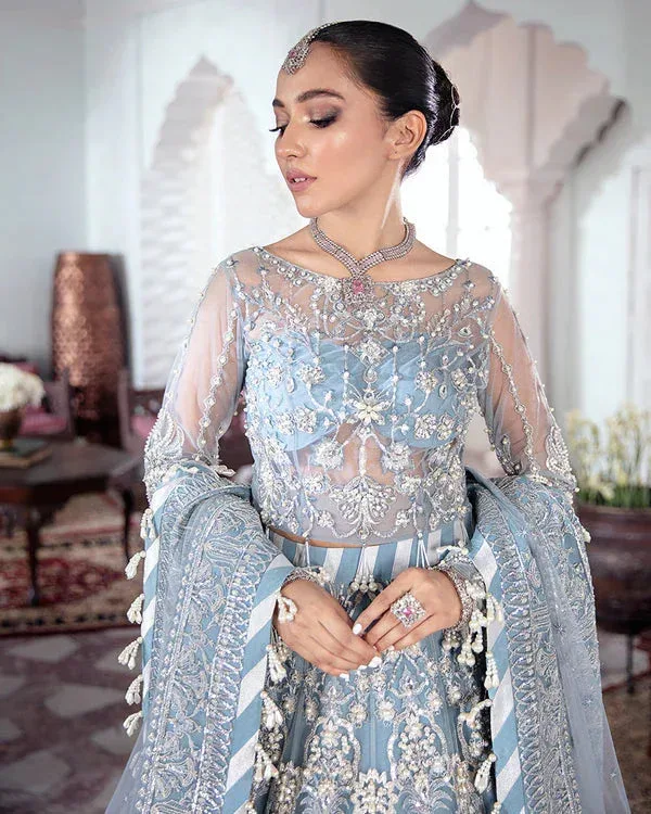 Gulaal Wedding Formals Silver Raw Silk – view 4 – Poshaq