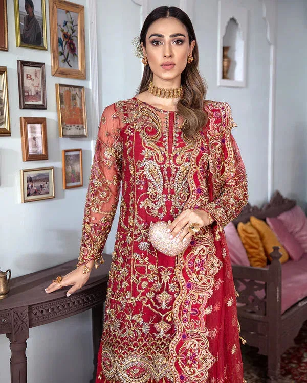 Gulaal Wedding Formals Gold Raw Silk – view 3 – Poshaq