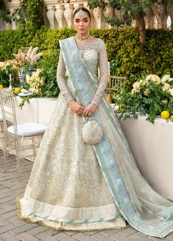 Gulaal Wedding Collection 23 Off White Organza – view 1 – Poshaq