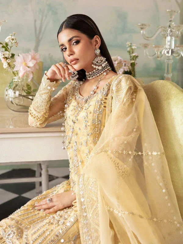 Gulaal Embroidered Chiffon 23 Raw Silk – view 3 – Poshaq