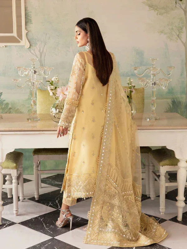 Gulaal Embroidered Chiffon 23 Raw Silk – view 4 – Poshaq