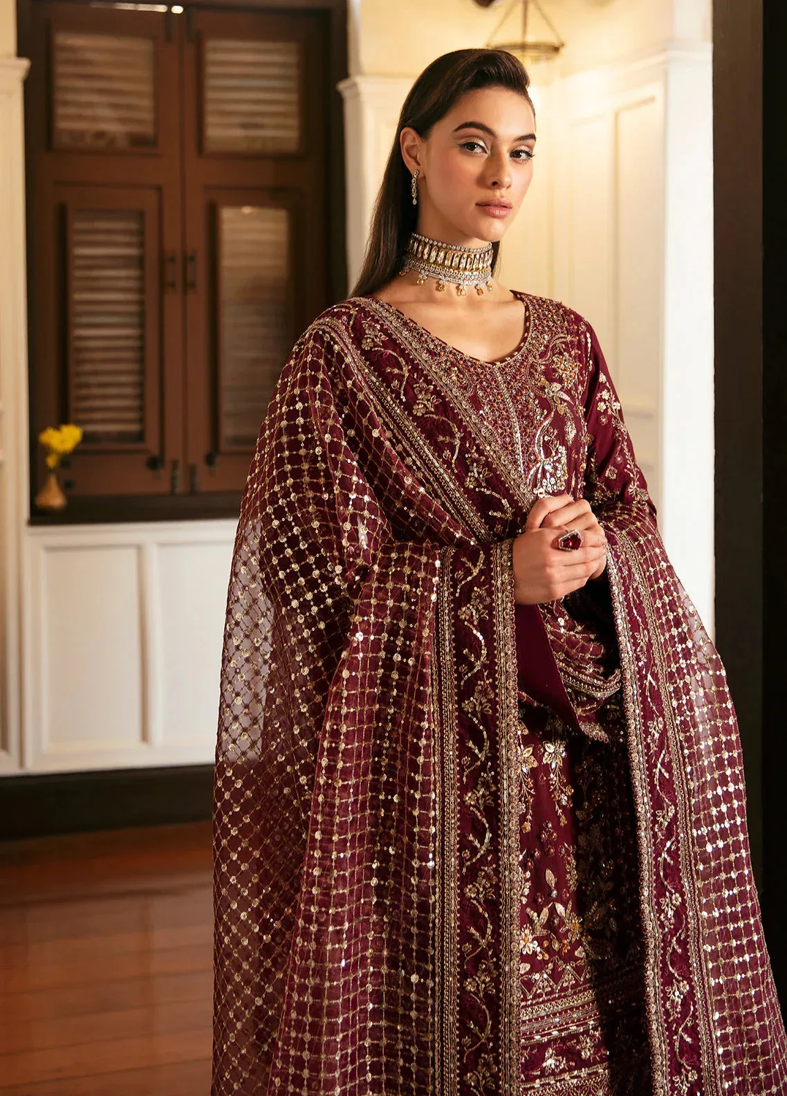 Gulaal Luxury Pret Raw Silk – view 3 – Poshaq